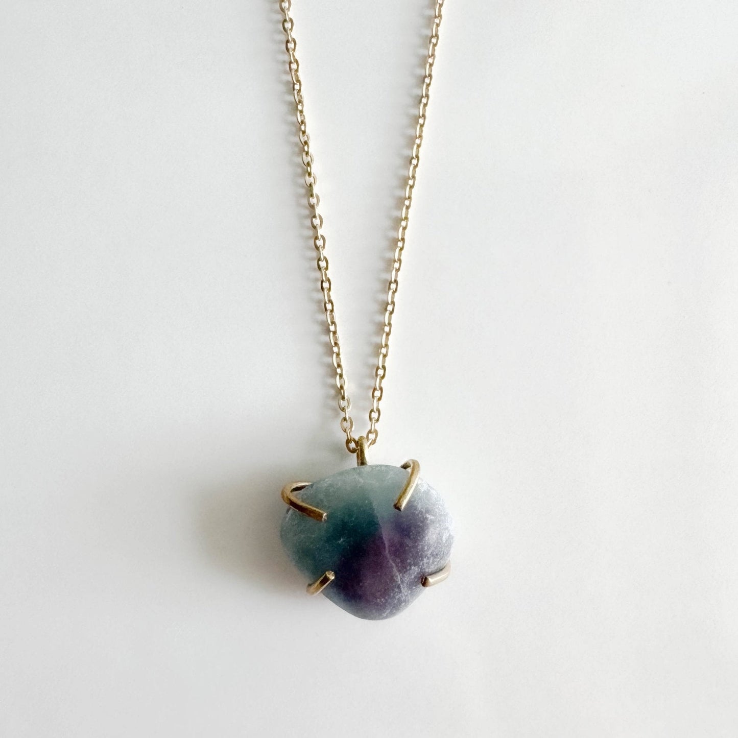 Fluorite Amulet Necklace - Peerless Charm