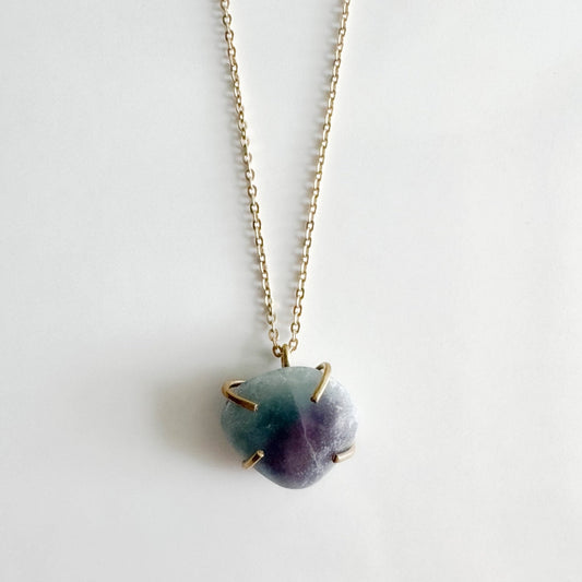 Fluorite Amulet Necklace - Peerless Charm