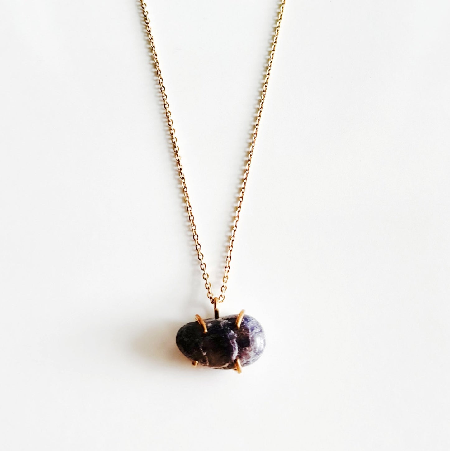 Iolite Amulet Necklace - Peerless Charm