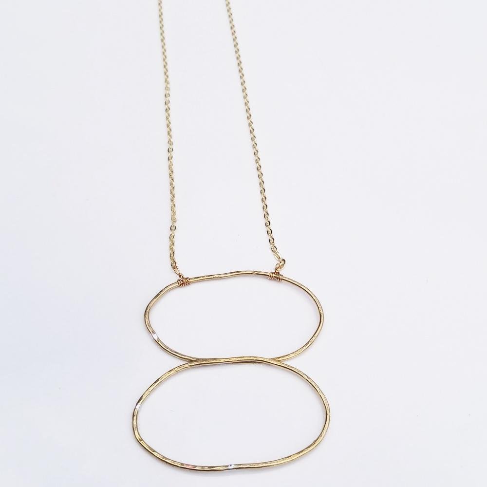 Double Oval Necklace - Peerless Charm