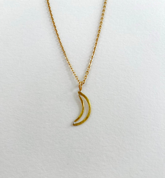 The Dainty Moon Necklace - Peerless Charm