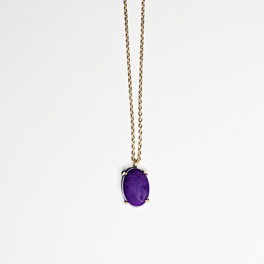 The Purple Jewel Necklace - Peerless Charm