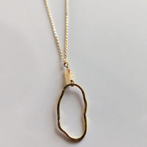 Citrine FreeForm Necklace