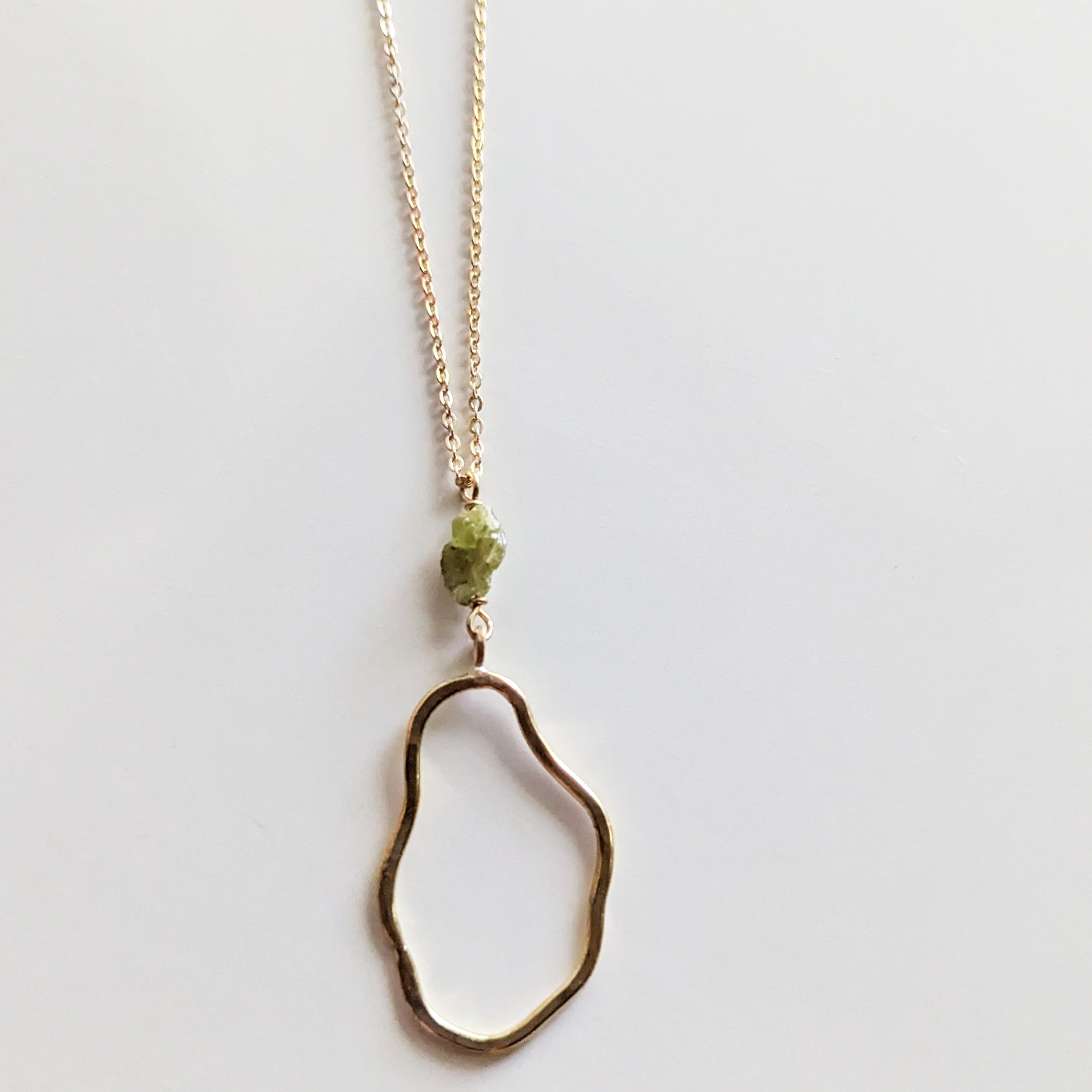 Peridot FreeForm Necklace
