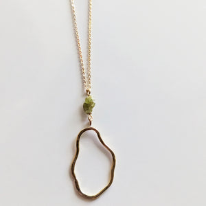 Peridot FreeForm Necklace