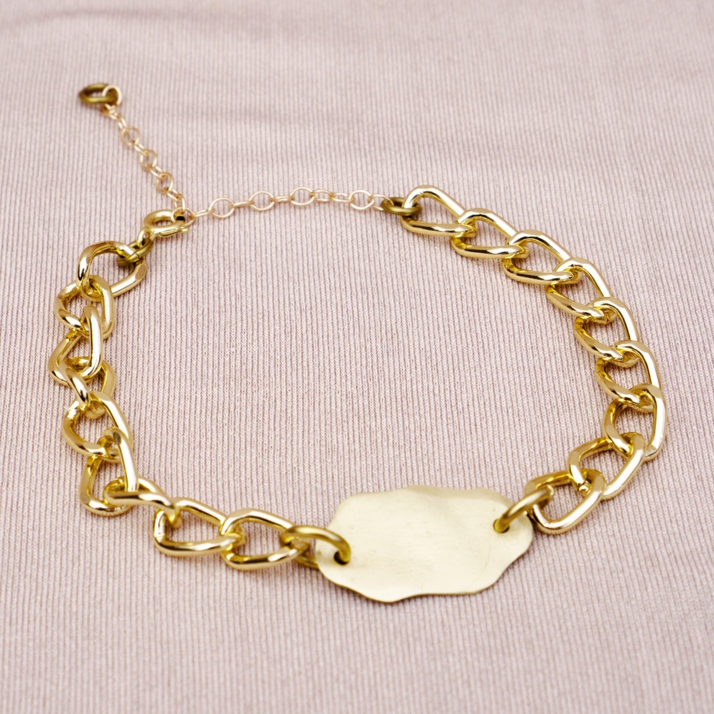 Mini FreeForm Chunky Chain Bracelet - Peerless Charm