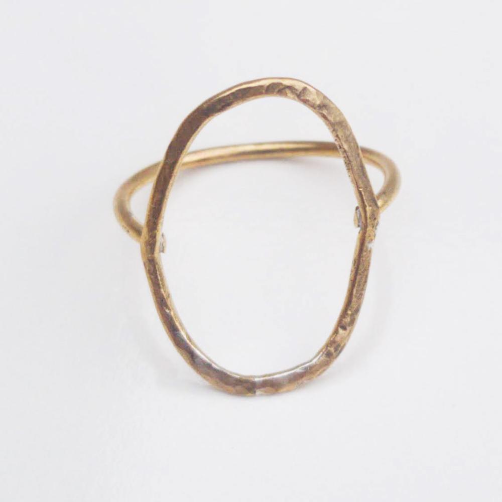 Geometric Ring -Oval