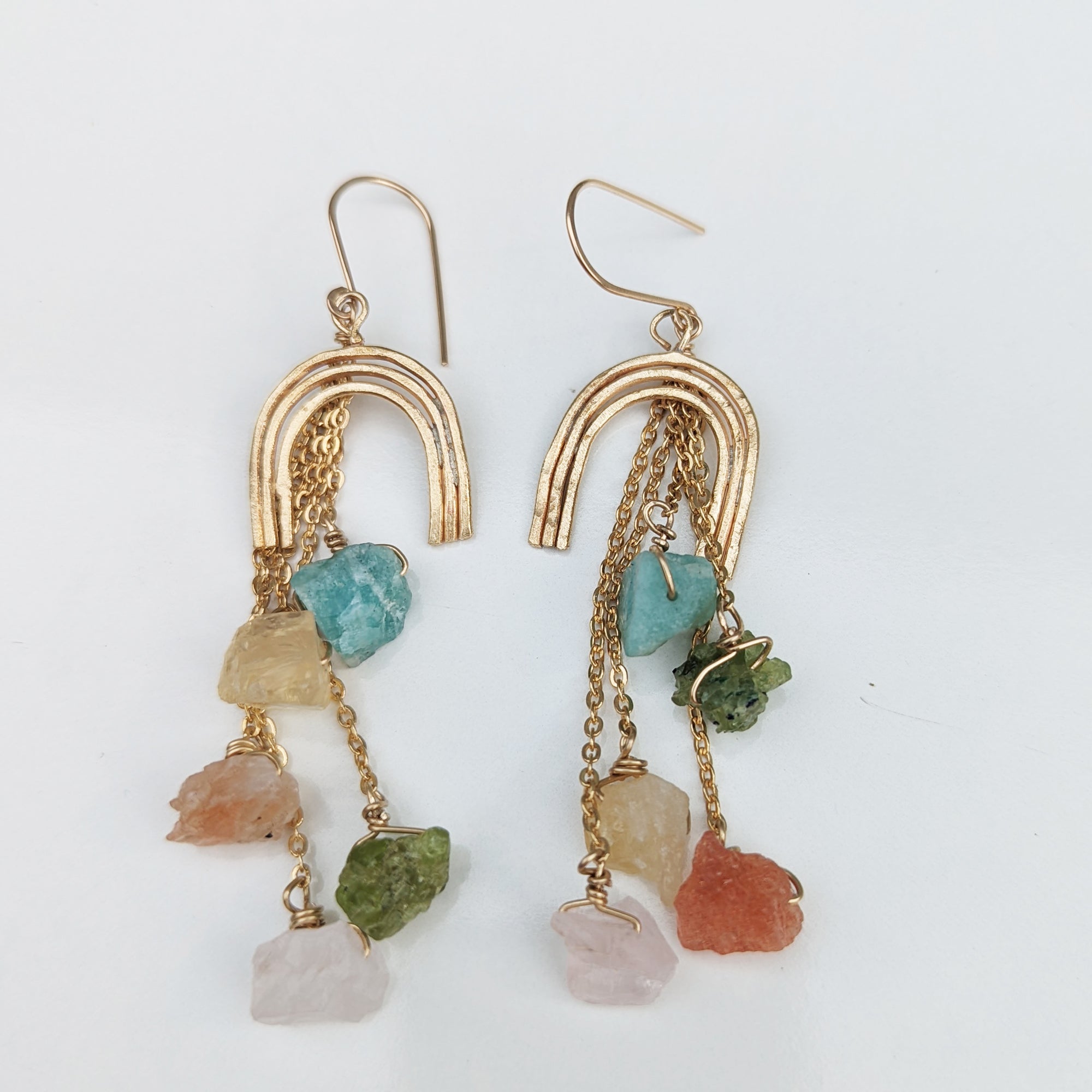 Pride Dripping Rainbow Earrings