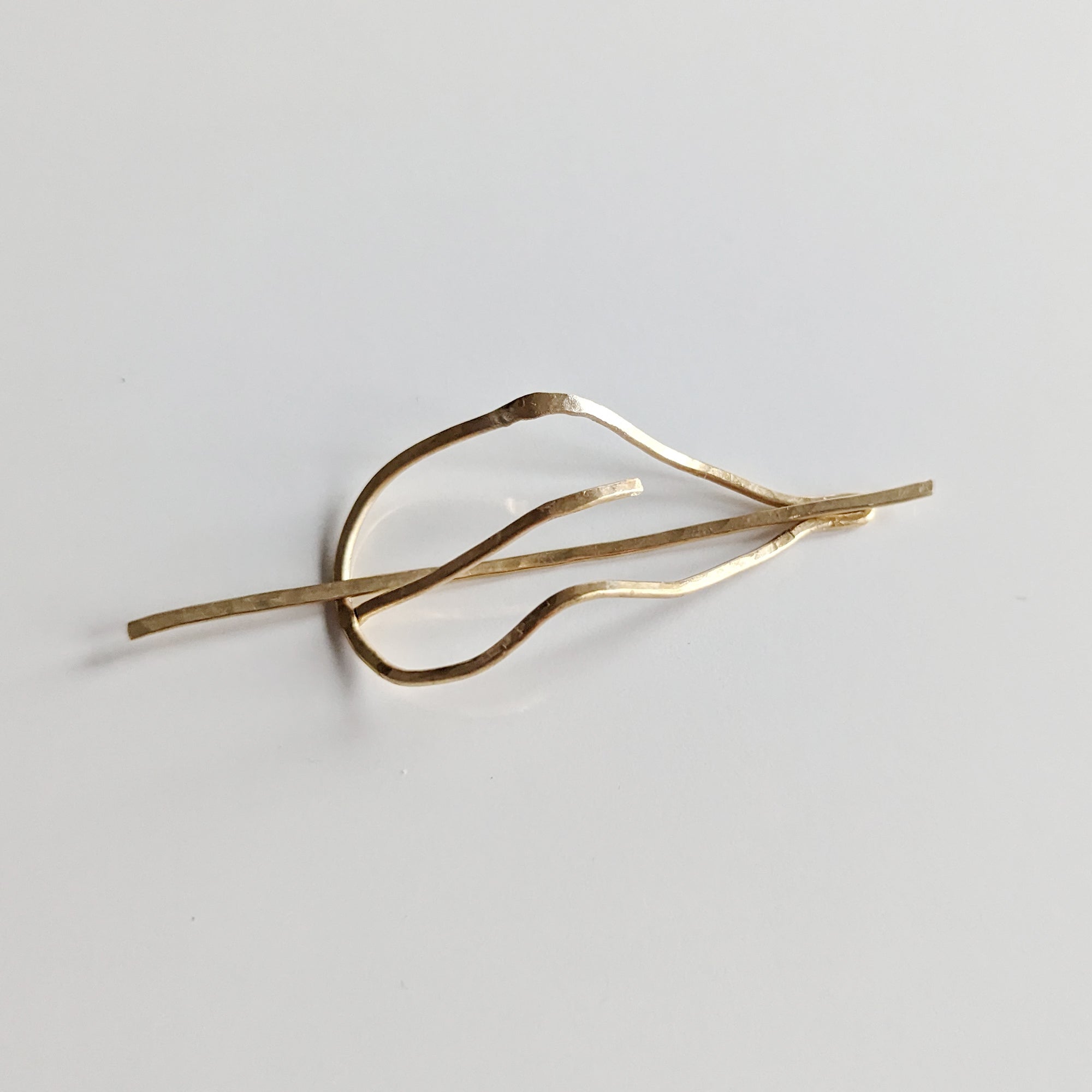 The Ivy Collection Large Leaf Hair Pin