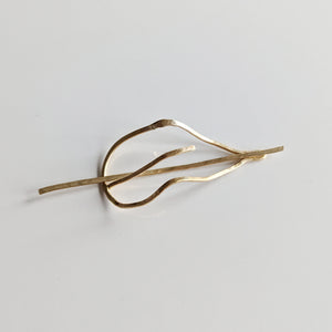 The Ivy Collection Large Leaf Hair Pin