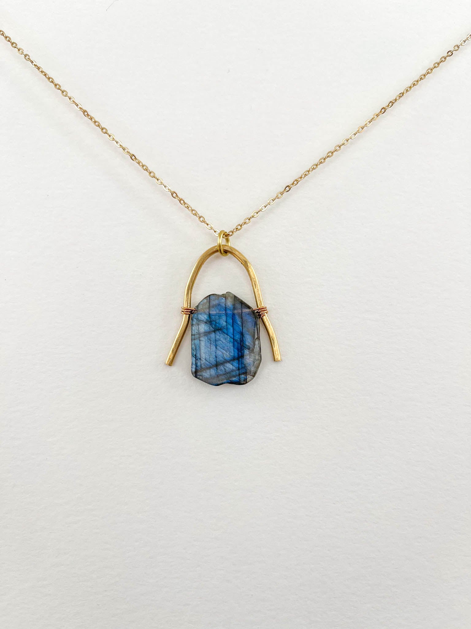 The Freeform Slab Necklace
