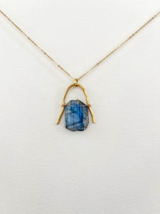 The Freeform Slab Necklace
