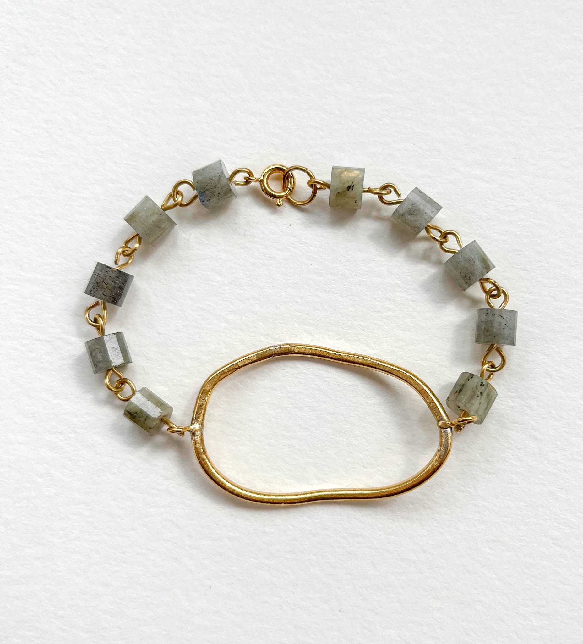 FreeForm Bracelet With Labradorite