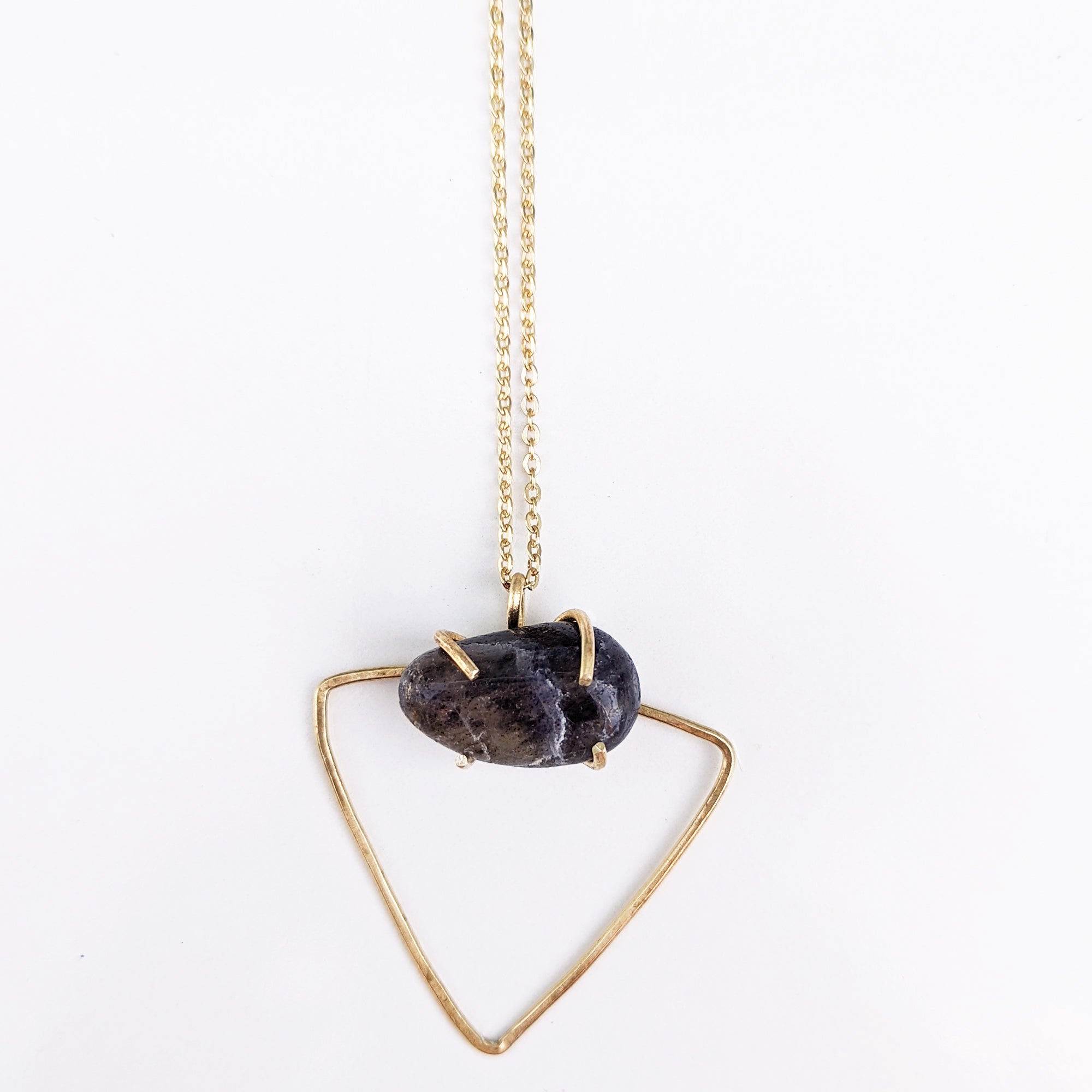 Iolite Amulet Necklace