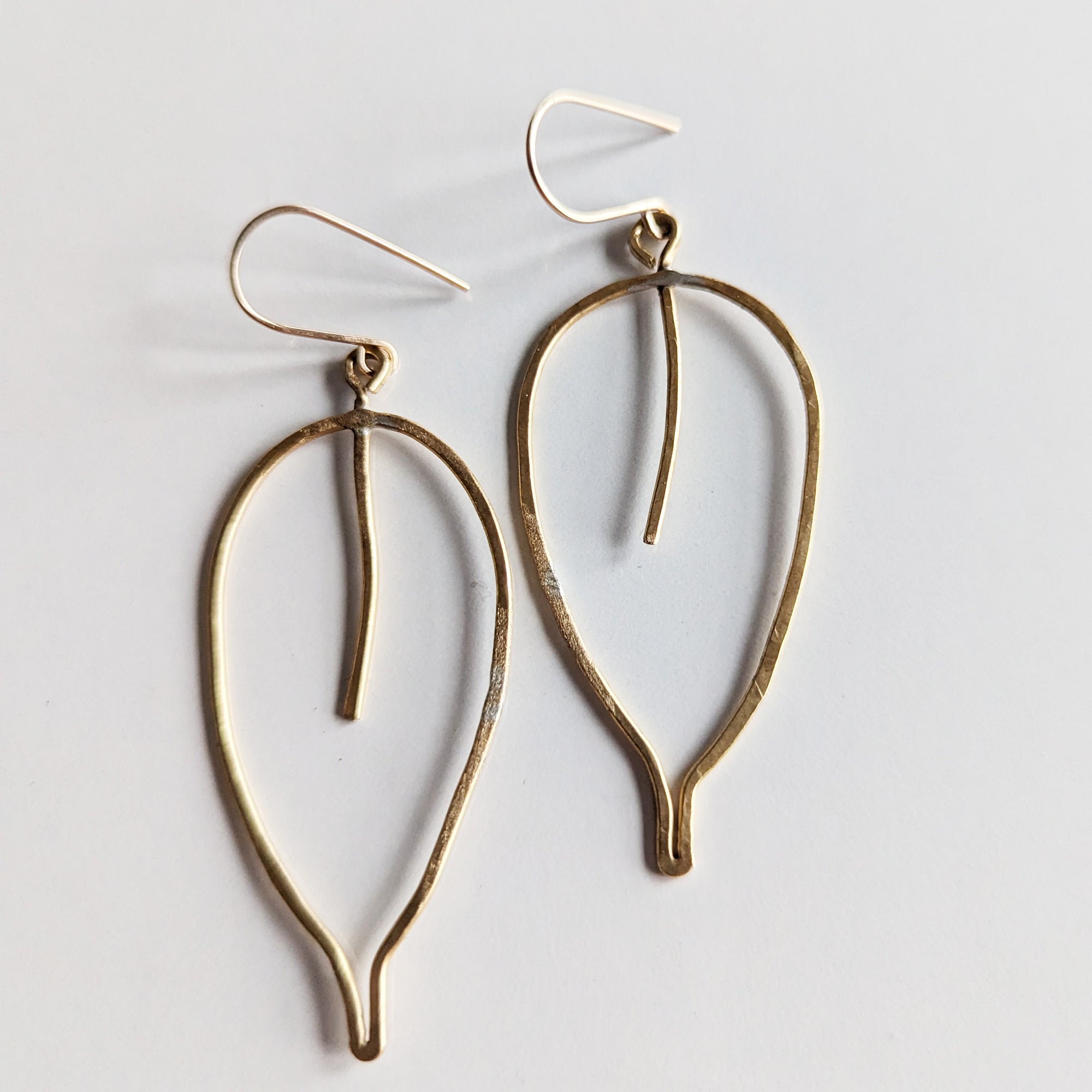 Large Leaf Earrings