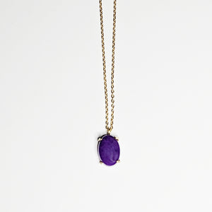 The Purple Jewel Necklace
