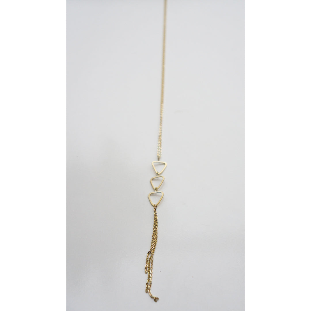 Triangle Fringe Necklace