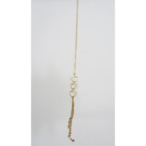 Triangle Fringe Necklace