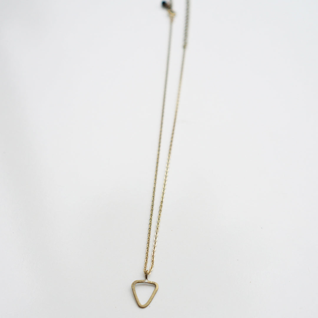 Dainty Triangle Layering Necklace