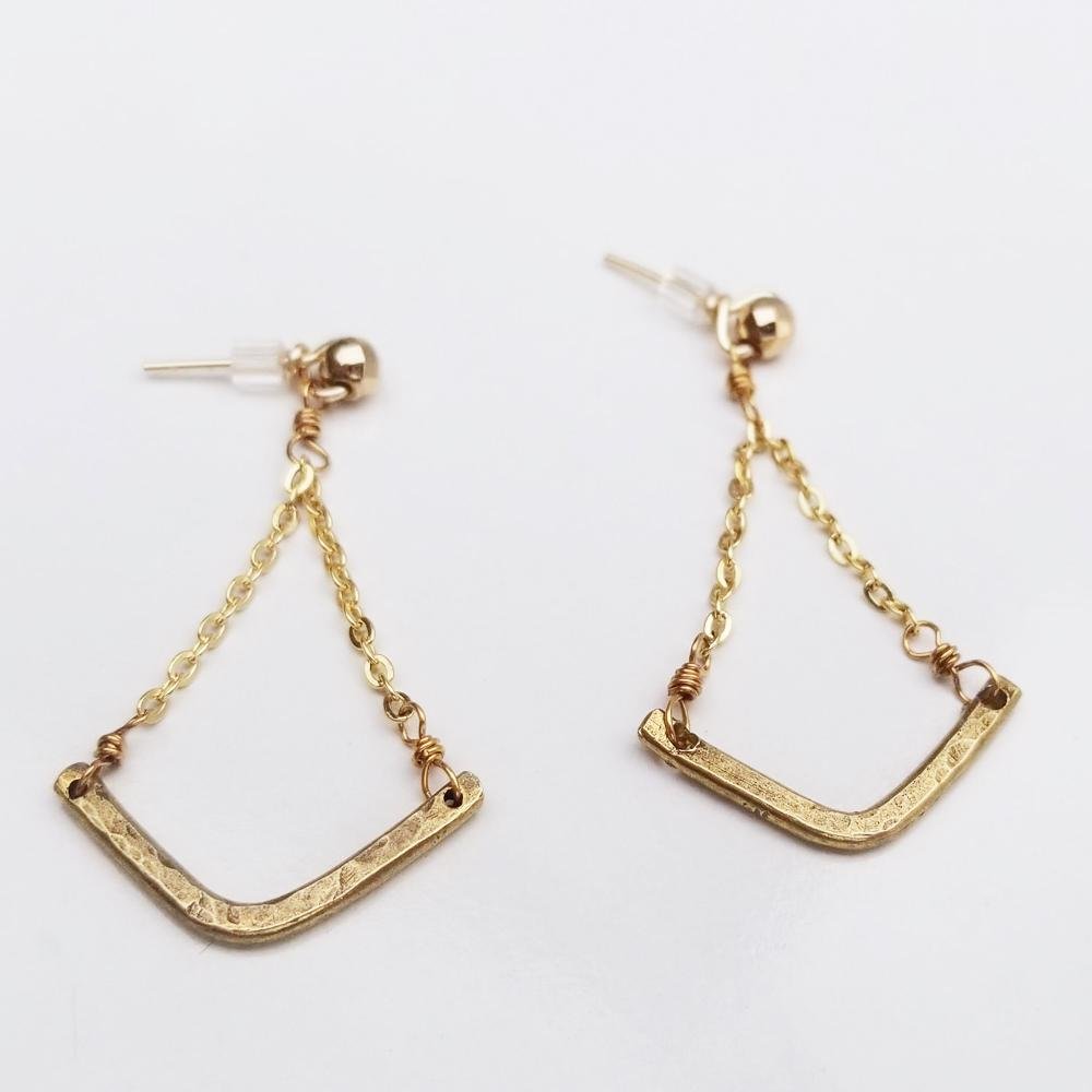 Chevron Earrings - Peerless Charm
