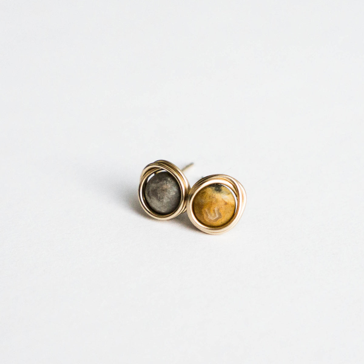 Venus Jasper Charming Studs